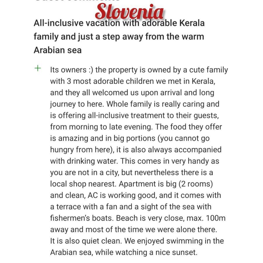 Marari Sibiya Beach Villa Mararikulam Kültér fotó